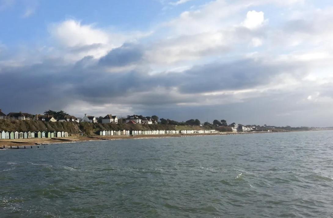 Solent Sea View Beach Cottage Hill Head Bagian luar foto